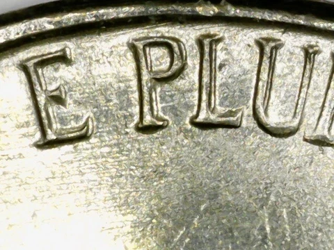 1964-D Bu DDR Jefferson Nickel Error Coin 5c Double Die Cover