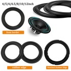 4/5/6/6.5/8/10/12inch Rubber Foam Speaker Edge Surround Ring for Speaker Repair