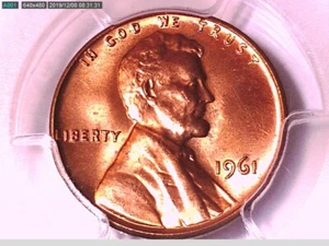 1961 P Lincoln Memorial Cent PCGS MS 65 RD 29107426 Video - Picture 1 of 3