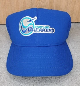 Vintage Portland Breakers USFL Football Blue Snapback Hat Cap USA - Picture 1 of 5