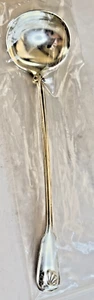 1 SHELL & THREAD TIFFANY 7" STERLING SAUCE LADLE LITTLE USE NICE NO MONO - Picture 1 of 4