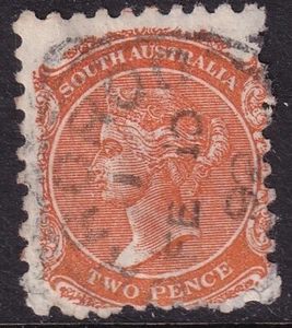 SUD AUSTRALIA Cerchio Quadrato TIMBRO POSTALE / ANNULLO "ORROROO S.A." 1892 - Foto 1 di 1
