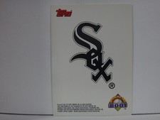 2001 Topps Team Logo Stickers Chicago White Sox #NNO