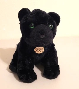 Wild Republic Oakland Zoo Black Panther Jaguar Cub Stuffed Animal Plush 11" - Picture 1 of 6