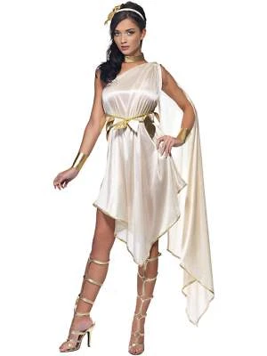 Fever Greek Goddess Legends & Myths Roman Toga Fancy Dress Costume Cleopatra - image 1 of 4