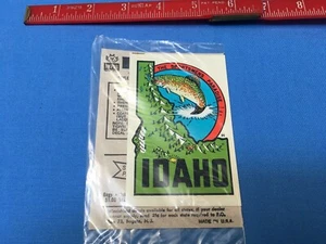 IDAHO SPORTSMAN"S PARADISE ~ Vintage Souvenir Car Decal #2 - Picture 1 of 1
