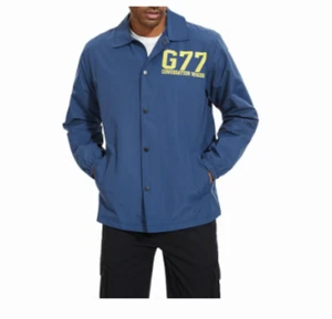 Conurbation Men's Lightweight Waterproof Rain Jacket Windbreaker - XL - Blue - Picture 1 of 12