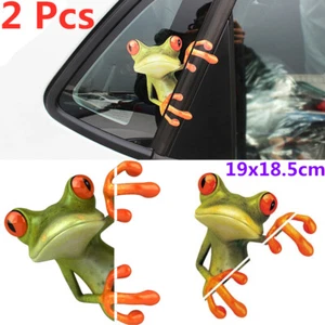 2x Frosch Aufkleber Kröte Frog Sticker Auto Tier Fenster Wandtattoo Bild Deko - Bild 1 von 7