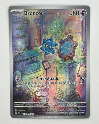 Bronzor 170/162 Sv05: Temporal Forces Holo Illustration Rare TCG NM - Image 1 of 2