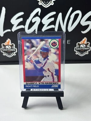 1991 Score 100 Hottest Players - Darryl Strawberry #62 - Image 1 of 2