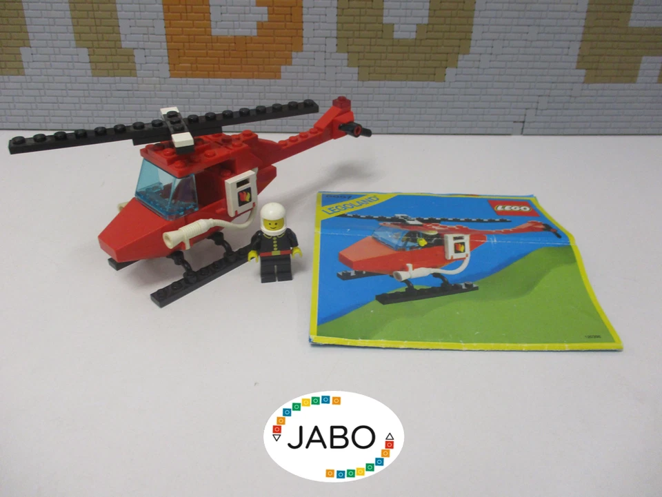 (AH3) LEGO LEGOLAND 6657 Fire Patrol Copter Fire Brigade with BA 100% COMPLETE Foto 1 de 4