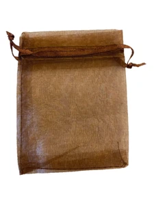 10 bolsas de regalo de malla fina de bronce, 4 bolsas de cordón de 4 x 6 pulgadas - ¡ENVÍO GRATUITO! - Imagen 1 de 4