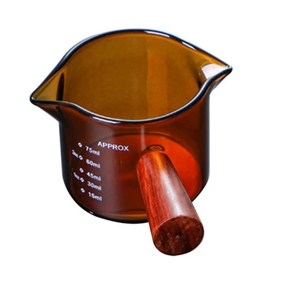  Milchkännchen Glas Milchaufschäumer Behälter Glasmilchkrug Klarer Glastopf - Bild 1 von 4