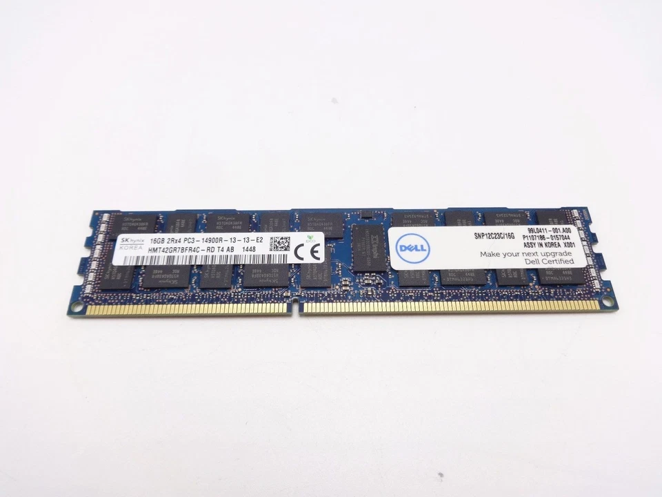 HYNIX HMT42GR7BFR4C-RD 16GB 2RX4 PC3 14900R Memory Dimm - Image 1 of 2