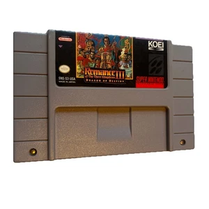 Romance of the Three Kingdoms III Dragon of Destiny - SNES, 1994 Super Nintendo - Imagen 1 de 4