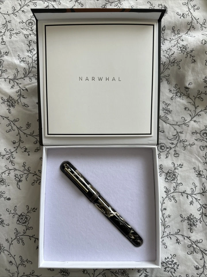Narwhal X Goldspot Nautilus Fountain Pen - Primary Macchiato - Image 1 of 4