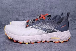 BROOKS Men’s Cascadia 17 Trail Hiking Running Shoes Sz9.5 NEW 1104031D BeigeGrey - Bild 1 von 5
