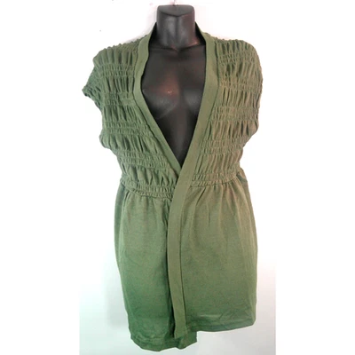 Жилет армейский зеленый женский LuLaRoe Kaylin 714-13 маленький НОВЫЙ - Изображение 1 из 4