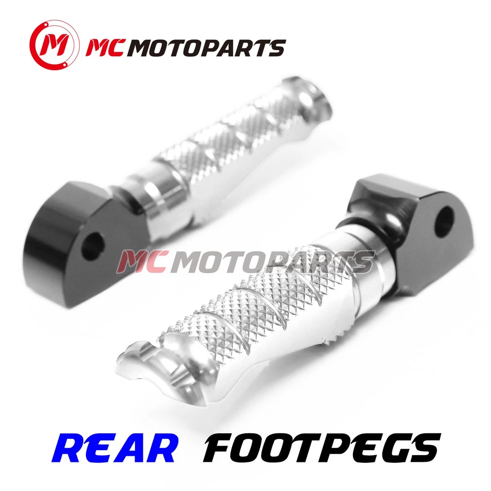 For Ducati Hyperstrada 939 2016 Rear Passenger CNC Billet Foot Pegs — 第 1/4 张图片