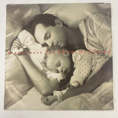 MIGUEL BOSE - LOS CHICOS NO LLORAN - 1990 MEXICAN LP INSERT, LATIN POP - Image 1 of 4