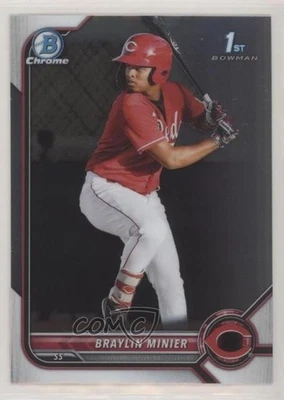 2022 Bowman Chrome Prospects Braylin Minier #BCP-93 - Image 1 of 2