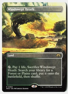Windswept Heath (Borderless) #360 Modern Horizons 3 - Near Mint - Picture 1 of 2