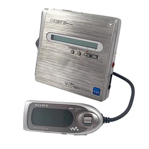 Sony MZ-NH1 Hi-MD MiniDisc Recorder + Sony RM-MC40ELK Remote - Tested Working MD - Picture 1 of 23