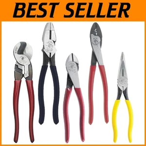 High Leverage Dipped Plier Kit, 5-Piece Set - Picture 1 of 14