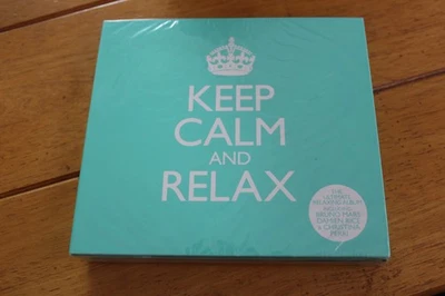 Keep Calm And Relax 3 CD Set Sony Music Bruno Mars Christina Perri 2012 New - Image 1 of 2
