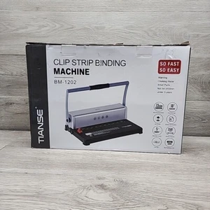 Tianse BM1202 Comb Binding Machine, 10-Holes, 350 Sheets 13 Max Punching Sheets - Picture 1 of 6