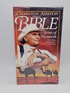 Charlton Heston Presents The Bible Jesus of Nazareth VHS!! Brand New Sealed !!!! - Picture 1 of 3