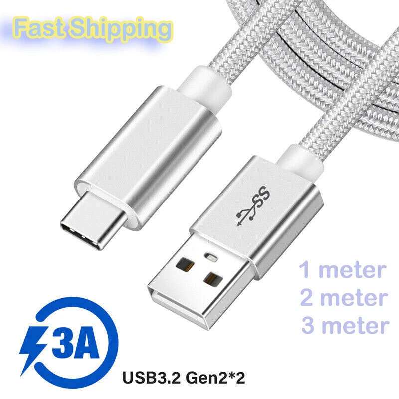 Type C 10Gbps Data Transfer 60W Fast Charging Cord USB A to USB C Charger Cable - Image 1 of 4