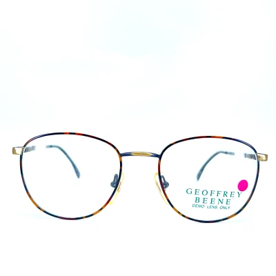 Monturas de gafas Geoffrey Beene GB 1085 TOAG marrón borde completo redondo 55-16 145 mm Foto 1 de 4