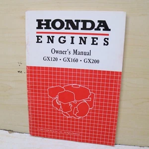 HONDA GX240 GX270 GX340 GX390 ENGINE Operation Owner Manual book Operator guide - Picture 1 of 6