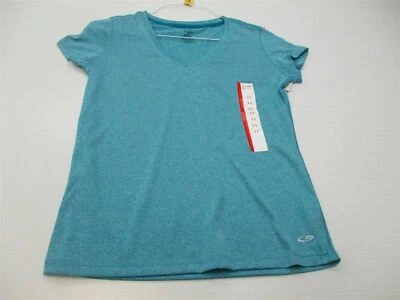 Nueva Camiseta CHAMPION Para Mujer Talla XS 2 Atlética DUO DRY Calce Suelto Azul #TY2006 Foto 1 de 4