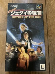 Super Star Wars Return Of The Jedi Super Famicom SFC Cart,Manual,Box Nintendo FS - Picture 1 of 6