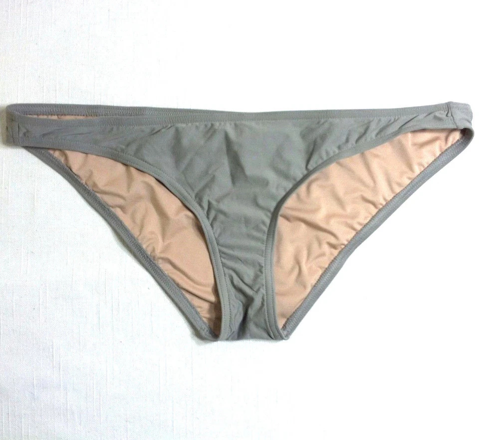 NWT NEW J. CREW SHRUNKEN LOWRIDER BIKINI BOTTOM b5809 EARTH TAUPE XS - Image 1 of 1