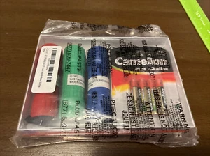 Set of 3 - Camelion LED Torch Light -  Flashlight - Plus 12 AAA Batteries - Picture 1 of 11