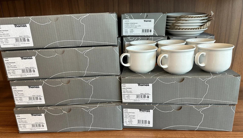 Thomas Porzellan Trend weiß Kaffee Obertasse 0 18 L 14742