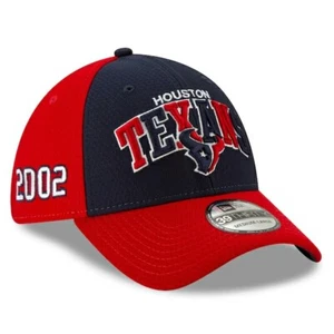 New Era 39THIRTY Official NFL 2002 Houston Texans Sideline 100th S/M Flex Hat - Picture 1 of 3