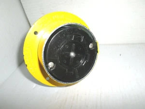 ⭐HUBBELL⭐ HBL26421 HUBBELLOCK 60-Amp FLANGED RECEPTACLE 60A 600V 3P 4W - Picture 1 of 8