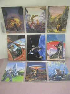 firmado por el artista, Tom Kidd Art Juego completo de 90 cartas - Imagen 1 de 12