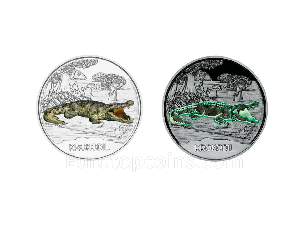 #RM# 3 EURO COMMÉMORATIVE AUTRICHE 2017 - CROCODILE - Photo 1/1