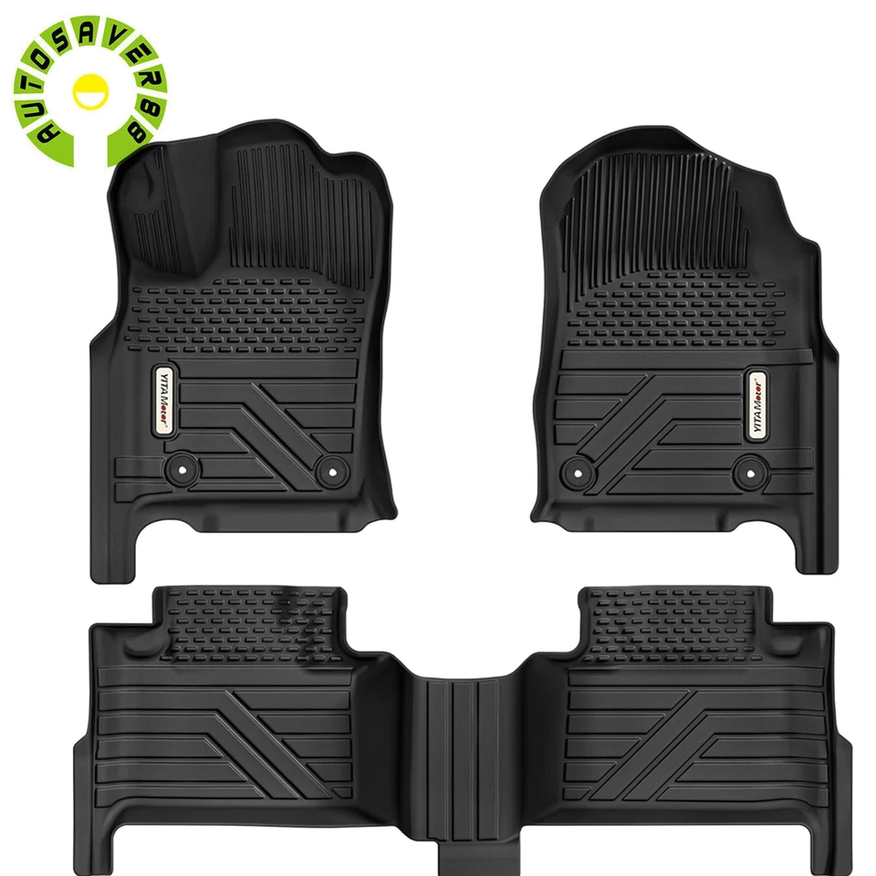 3D Car Floor Mats Floor Liners for 2016-2021 Jeep Grand Cherokee Dodge Durango Foto 1 de 4