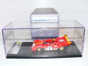 1:43 Tecnomodel TCA 25A Ferrari 312 PB 1000KM Monza 1972 #1 Ickx Regazzoni IMBALLO ORIGINALE - Foto 1 di 15