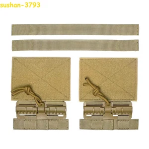 Tactical MOLLE Quick Release Buckle Set Tube Cummerbund Adapter For Vest A Pair - Picture 1 of 22