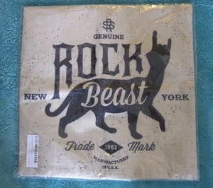 Music Rock Beast Pillow Cover Case Hand Horns Concert Cotton Linen 17" x 17" - Picture 1 of 3