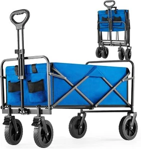Garden/Beach/Shopping Collapsible Foldable Wagon Cart-Heavy Duty (330LBS) - Picture 1 of 12