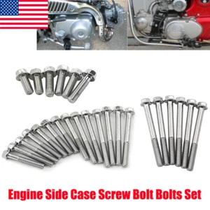 Engine Side Case Metal Screws Bolts Set For Honda Z50A Z50R CT70 Sl70 XL70 CL70 - Picture 1 of 9