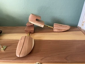 Expandable Wood Shoe Keepers Shapers Mens M Rochester Shoe Tree Co - Picture 1 of 5